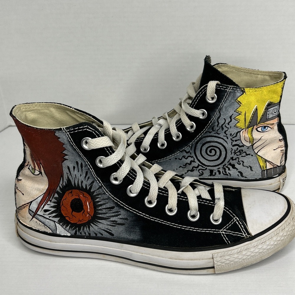 Converse Chuck Taylor All‎ Star Sneaker Hand Painted Naruto Gaara M-8 W-10